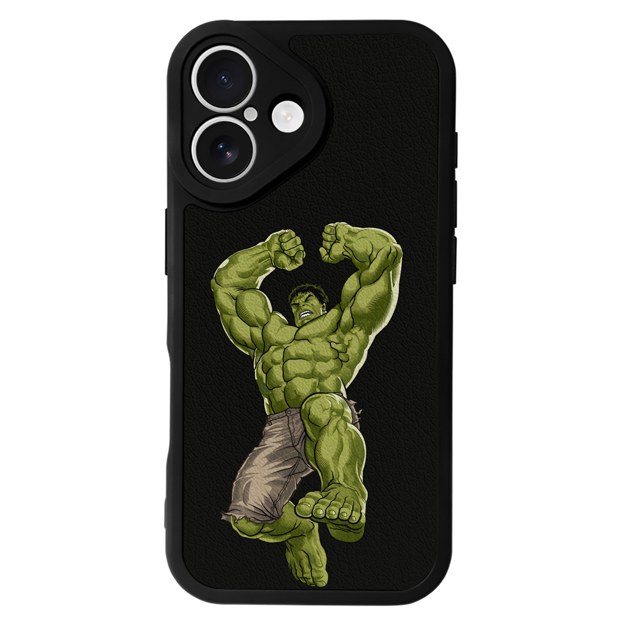 （画像用） アベンジャーズ The Avengers 【iPhone 16シリーズ対応】シリコンスマホケース（レザー調） 材質：シリコン